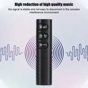 2 in 1 Car USB 3.5MM Bluetooth AUX Audio Receiver Speaker Headphone Mobile Phone - Picture 1 of 12