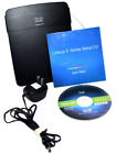 Linksys E1200 300 Mbps 4-Port 10/100 Wire Router W/ Power Cord & Setup Cd (S)