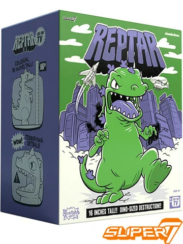 Super 7 Rugrats Reptar Supersize 16 Inch Tall Vinyl Figure Brand New In Stock Cover