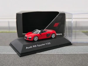 Herpa Audi R8 Spyder V10 Dynamitrot modelo de distribuidor RARO como nuevo embalaje original - Imagen 1 de 4