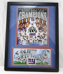 Rare USPS NY Giants Super Bowl XLVI Commemorative Stamped Dated Envelope Photo - Picture 1 of 12