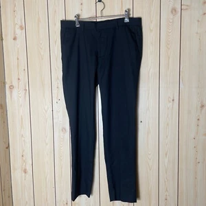Top Man Formal Pants Slim Black Size S - Picture 1 of 4