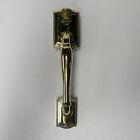 Baldwin Exterior Door Handle Set Prestige Series Polished Brass