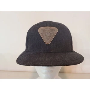 Levi's Leather Patch Hat Cap Denim Snapback Red Tag  Dagger Mountain - Picture 1 of 24