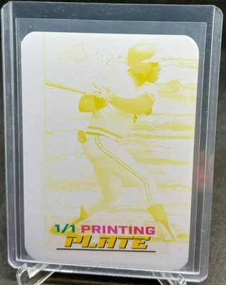 2024 Hoja Colectiva Multideporte Prensa Pass TONY OLIVA Amarillo Placa de Impresión 1/1 Foto 1 de 2