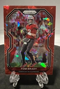 Panini Prizm 2020 - Tom Brady #255 Red Ice Prizm - Imagen 1 de 3