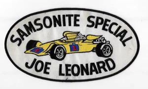 Old Original Large 11" Joe Leonard Samsonite Special Cloth Patch Very Rare - Picture 1 of 2