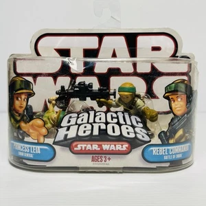 Star Wars Galactic Heroes Princess Leia Hasbro & Rebel Commando Action Figures - Picture 1 of 14