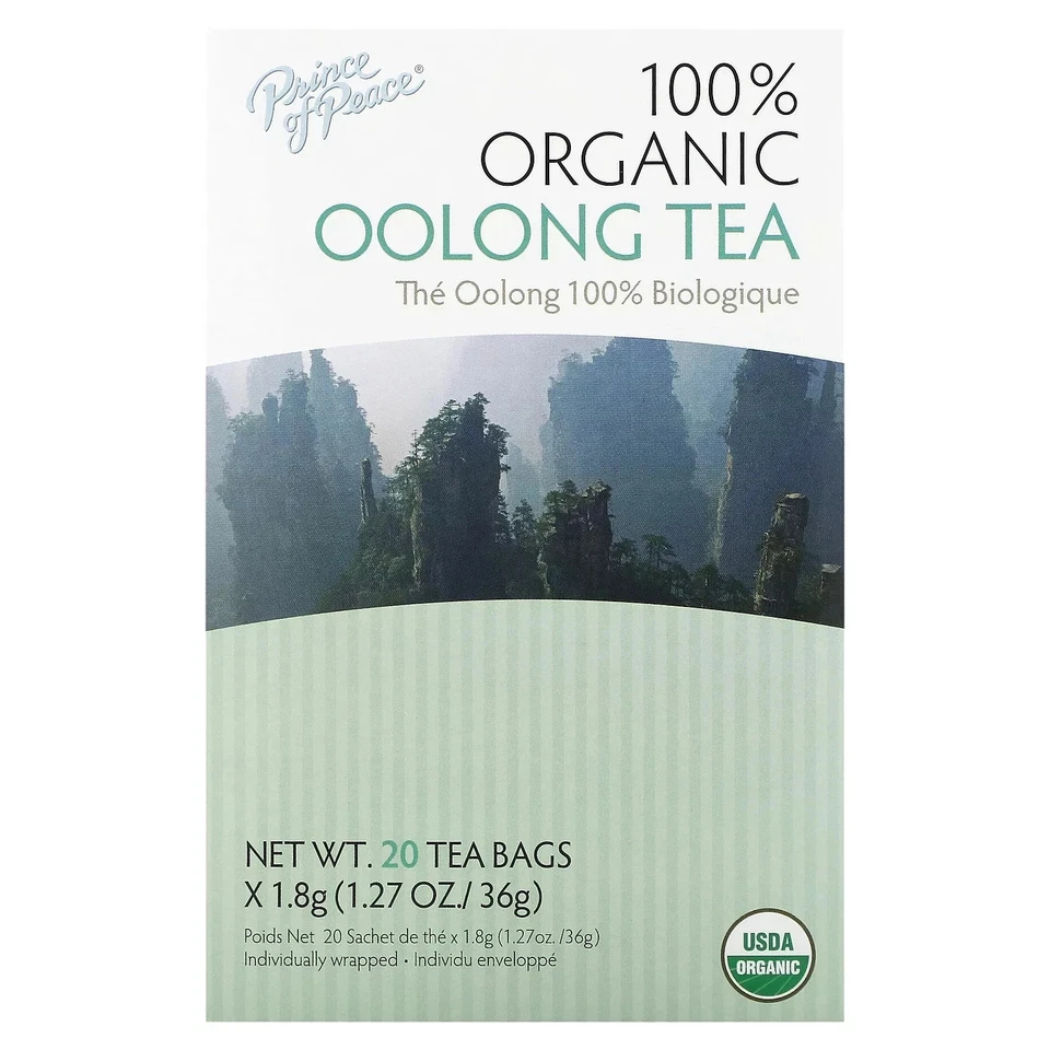 Prince of Peace Organic Oolong Tea -- 20 Tea Bags