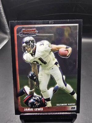2003 Bowman Chrome Jamal Lewis #53 - Baltimore Ravens  - Image 1 of 2