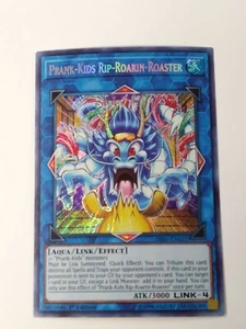 Yugioh - 1x Prank-Kids Rip Roarin Roaster HISU-EN022 Secreto Raro 1a Edición Casi Nuevo - Imagen 1 de 1
