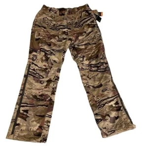 Under Armour Mens Green Tan Realtree Edge Loose Extreme Timber Pants Size Large - Picture 1 of 3