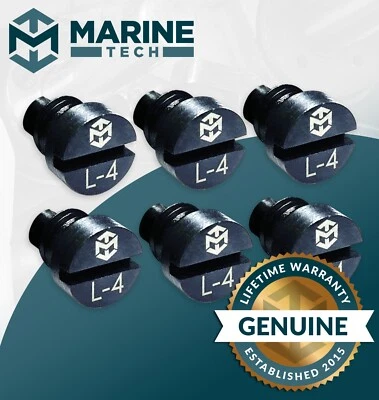 MARINE TECH TOOLS Marine Tech L-4mm Large Replacement Pins for Yamaha Outboard Pin Wrench, 6 Pack