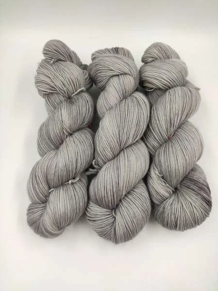 Handgefärbte Merino Alpaca Socke - 100 g  MAUSGRAU  787 - Bild 1 von 1