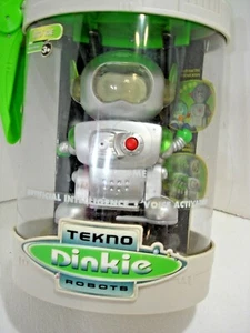 VTG 2001 Tekno Dinkie Robot Oto^Kie BOY-BOT Voice Activated Manley Toy Quest NOS - Picture 1 of 10