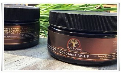 2 As I Am CocoShea Whip 超轻保湿霜 ~ Coils & Curls 2 包 — 第 1/3 张图片