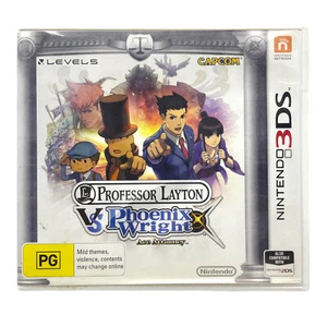 Professor Layton Vs Phoenix Wright *Complete* Nintendo 3DS 2DS AUS PAL - Picture 1 of 5