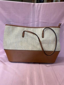 Izzy & Ali Summer Beach Bag Straw Tote Large - Picture 1 of 2