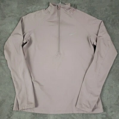 Nike Pro Cálido Dri-Fit 1/4 Cremallera Manga Larga Pullover Forrado de Vellón Mujeres M Foto 1 de 4