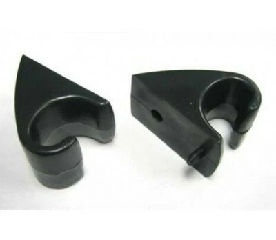 Juego de ganchos de brazo para parasol negro para camioneta Chevy/GMC C10 67-72 par diestro y diestro Foto 1 de 4