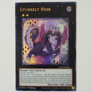 Epurrely Noir - DUNE-EN044 - LP - Super Rare - 1st ed - Yugioh - Picture 1 of 2