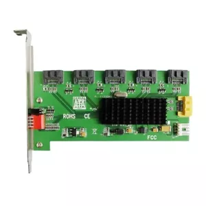 5 Ports SATA 2.0 HDD Hard Disk HW RAID Accelerator Card Support RAID 0/1/3/5 - Picture 1 of 7
