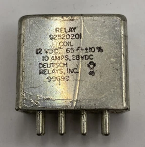 1 RELÉ ELECTROMAGNÉTICO ALEMÁN 92520201 Bobina 12VDC - 10 amperios 28VDC 99699 - Imagen 1 de 4