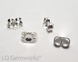 20 Stck. 6 mm POST OHRRING KUPPLUNG RÜCKSEITEN MUTTER Sterlingsilber 925 - Bild 1 von 1