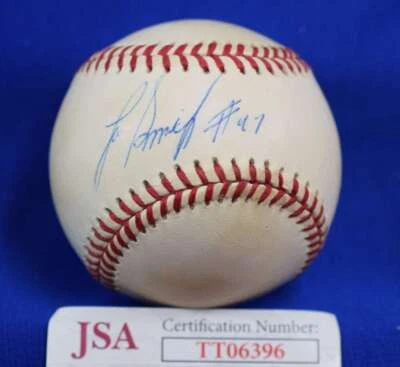 Lee Smith JSA Cert Autograph National League Signed Baseball - Image 1 of 2