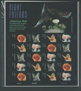 U S Full Sheet Of Mint Stamps Scott #3664a American Bats See Info - Picture 1 of 1