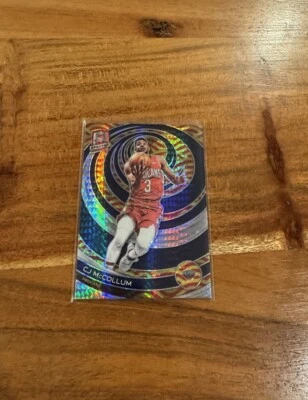 CJ McCollum 2022-23 Panini Spectra Red & Yellow Asia Prizm /75 NRMT+ Pelicans!! - Image 1 of 2