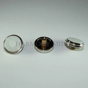 Yamaha Trumpet Valve Finger Button With Pearl Cornet Flugelhorn Trombone 3-Set - Picture 1 of 6