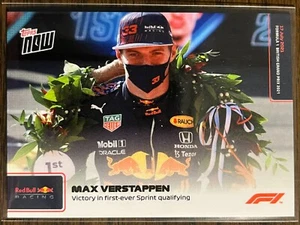 2021 Topps Now F1 Formula One #33 Max Verstappen Red Bull Racing - Picture 1 of 2