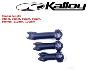 Kalloy UNO Threadless Black Bike Stem 1-1/8" 31.8mm 60/ 70/ 80/ 90/ 100/110/120 - Picture 1 of 13