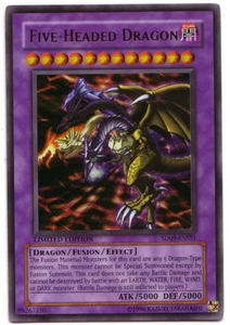 YUGIOH • Five headed Dragon Drago a 5 Teste • SD09-ENSS1 ULTRA RARA NM - Foto 1 di 1