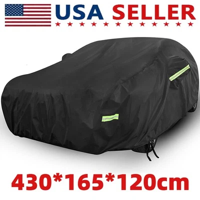 Funda Coche Impermeable Todo Clima para Coche, Cubierta Completa Coche Lluvia Protección Solar EE. UU. Foto 1 de 4