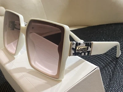 Dior Women's Sunglasses Black And Beown Lenses Oversized Sunglasses - Image 1 of 4