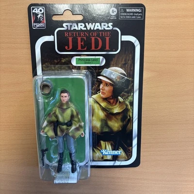 Star Wars Actionfigur Prinzessin Leia (Endor) 15cm 40 Jahre Return of the Jedi - Bild 1 von 4