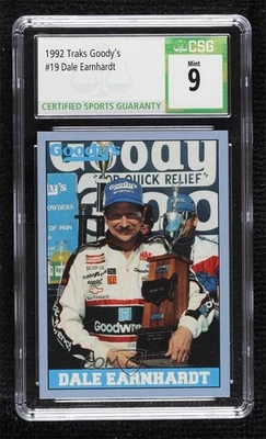 1992 Traks Goody's Dale Earnhardt #19 CSG 9 Mint HOF - Image 1 of 2