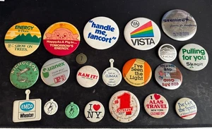 Großes Vintage Button Pin Konvolut - Bild 1 von 10