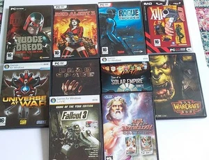 Classic PC-CD ROM Bundle X 10 - Fallout/Warcraft & Others COMPLETE GC+ Condition - Picture 1 of 2