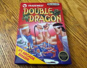 circle seal Double Dragon complete in box nintendo nes game