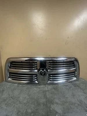 Dodge Ram 1500 2013 2014 2015 2016 2017 2018 parrilla delantera cromada OEM Foto 1 de 4