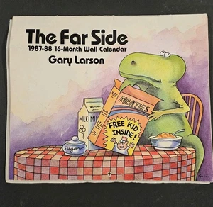 Vintage 1987-1988 The Far Side Wandkalender - Gary Larson Humor Comic Strip - Bild 1 von 6