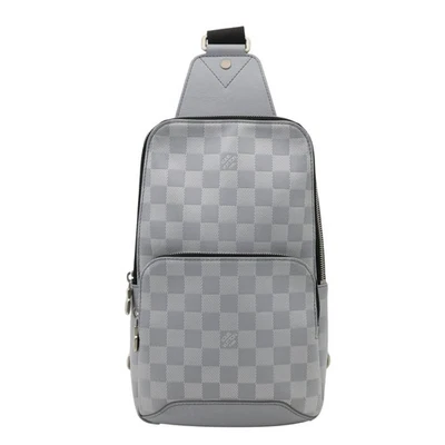 LOUIS VUITTON Avenue Sling Damier Infini Leather Backpack Bag Grey - Image 1 of 4