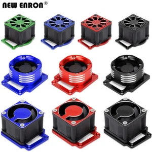 Aluminium Heat Sink Cooling Motor Fan 3483 For 1/8 TRAXXAS Monster SLEDGE 95076 - Picture 1 of 66