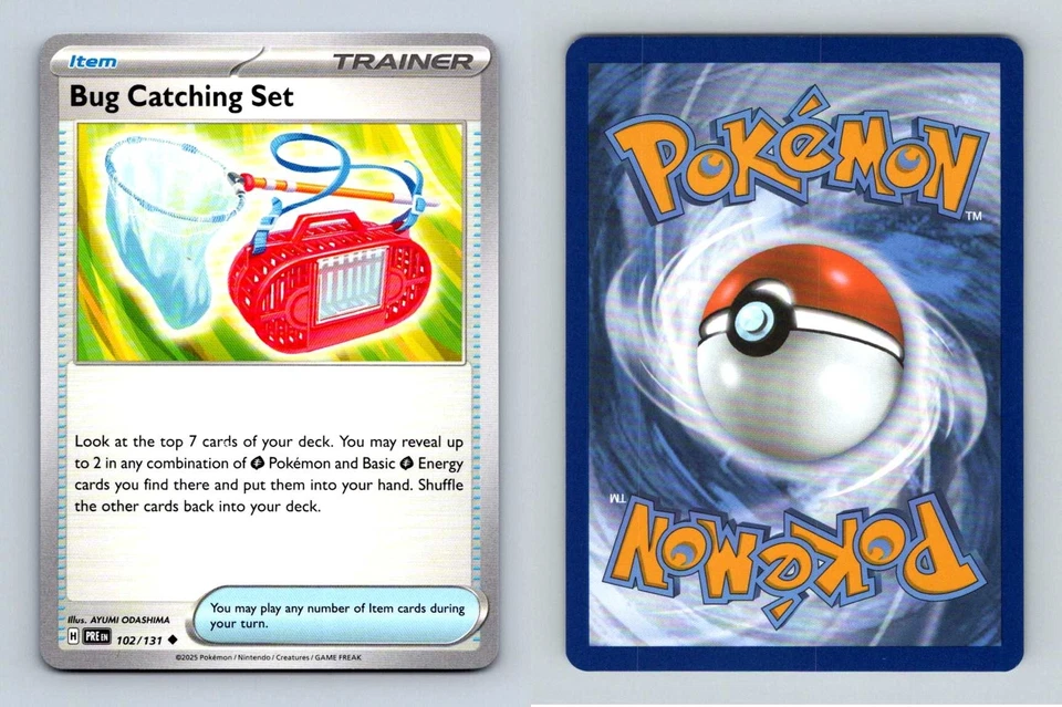 Bug Catching Set #102/131 SV Prismatic Evolutions Uncommon Pokemon 2025 TCG Card - Image 1 of 1