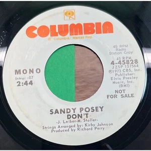 Sandy Posey Don't 45 Country Promo Columbia 4-45828 WLP VG+ - Picture 1 of 4