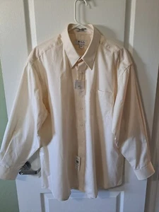 Bill Blass- Men's Shirt, Long Sleeve, Size XL Color Yelow - Picture 1 of 4