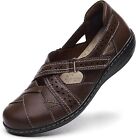 Irrefour Women's Classic Genuine Leather Casual Loafer Cute Slip-On Fashion Clos